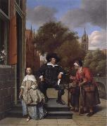 Jan Steen, A Delf burgher and his daughter